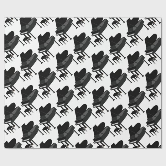 Grand Piano Drawing Cadeaupapier (Vlak)