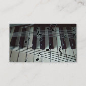 Grand Piano en Keyboard Visitekaartje (Achterkant)