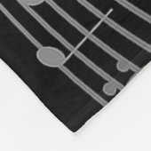Grand Piano Fleece Blanket Deken (Hoek)