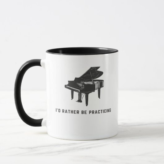 Grand Piano Funny Pianist Piano Teacher Mok (Links)