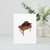 Grand Piano: Houtafwerking: 3D-model: Briefkaart (Staand voorkant)