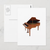 Grand Piano: Houtafwerking: 3D-model: Briefkaart (Voorkant / Achterkant)