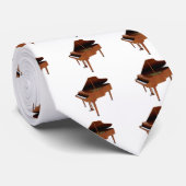 Grand Piano: Houtafwerking: 3D-model: Stropdas (Opgerold)