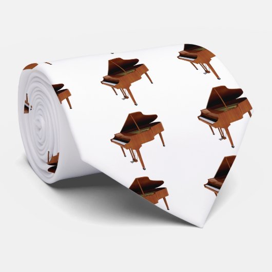 Grand Piano: Houtafwerking: 3D-model: Stropdas (Opgerold)