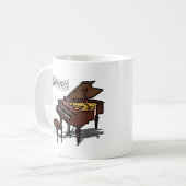 Grand Piano Koffiemok (Voorkant links)