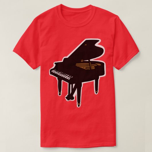 Grand Piano Long T-shirt (Design voorkant)