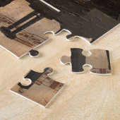 Grand Piano met Muzieknoten Legpuzzel (Zijkant)