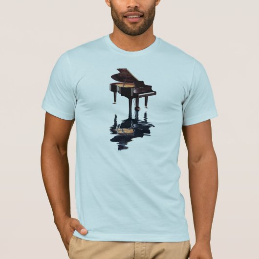 GRAND PIANO Music Lover T-Shirt (Voorkant)