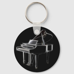 Grand Piano Musical Classical Instrument Sleutelhanger