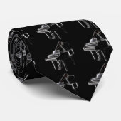 Grand Piano Musical Classical Instrument Stropdas (Opgerold)