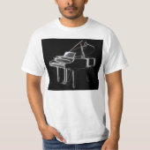 Grand Piano Musical Classical Instrument T-shirt (Voorkant)