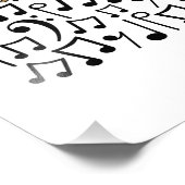 Grand Piano Musical Notities Pianist Musician Foto Afdruk (Hoek)