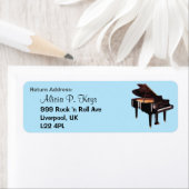 GRAND PIANO Muziekliefhebbers Retouradres Labels (Insitu)