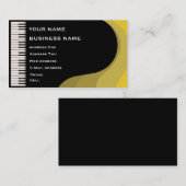 Grand Piano - MuziekVisitekaartje Visitekaartje (Voorkant / Achterkant)