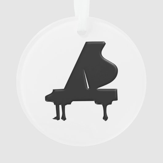 Grand Piano Ornament (achterkant)