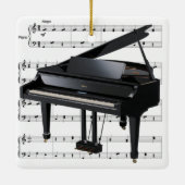 Grand Piano Ornament (Achterkant)