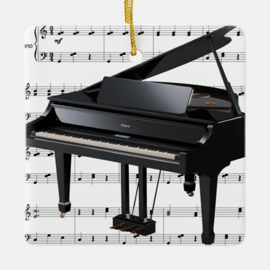 Grand Piano Ornament (Voorkant)
