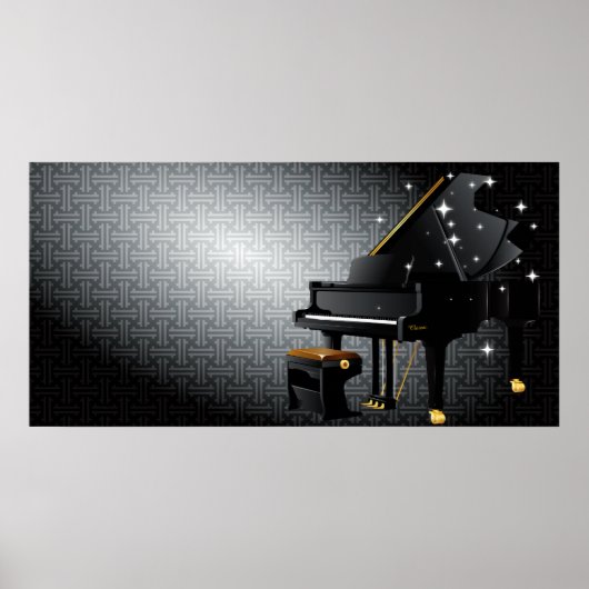 Grand Piano Poster (Voorkant)