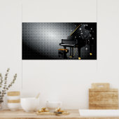 Grand Piano Poster (Keuken)