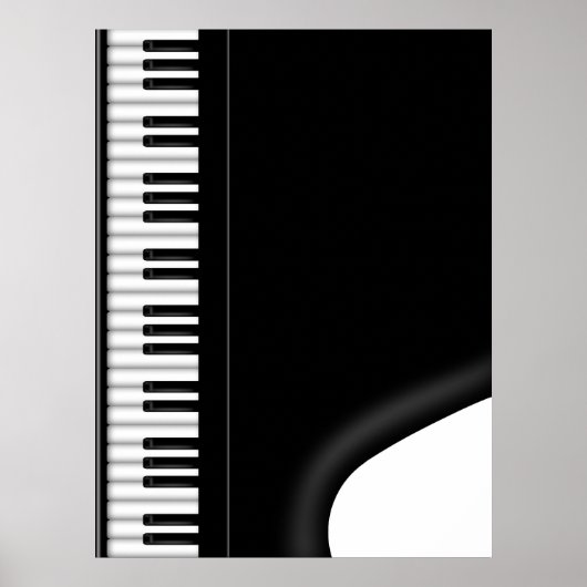 Grand Piano-Poster Poster (Voorkant)