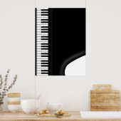 Grand Piano-Poster Poster (Keuken)