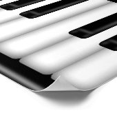 Grand Piano-Poster Poster (Hoek)