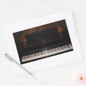 Grand Piano Rechthoekige Sticker (Envelop)