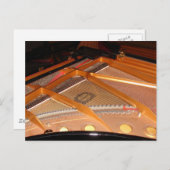 Grand Piano Soundboard Briefkaart (Voorkant / Achterkant)