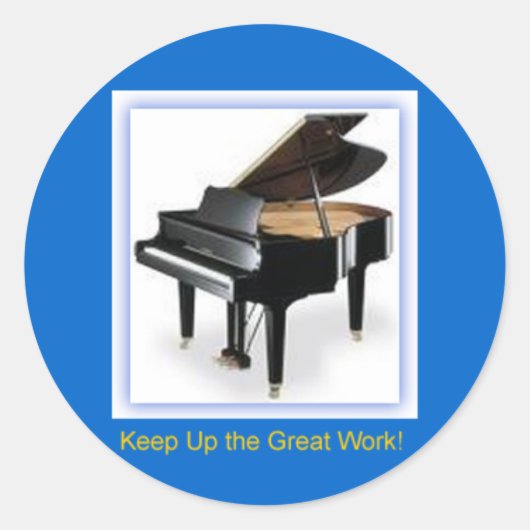 Grand Piano Sticker (Voorkant)