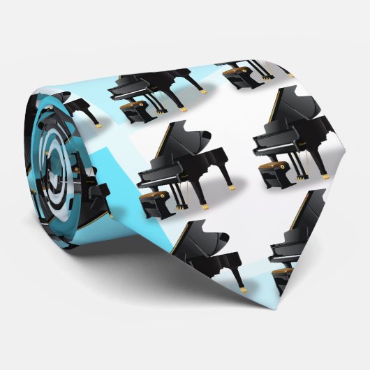 Grand Piano Stropdas (Opgerold)