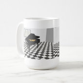Grand Piano & Tile Floor: 3D-model: Koffiemok (Voorkant links)