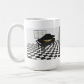 Grand Piano & Tile Floor: 3D-model: Koffiemok (Links)