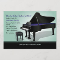 Grand Piano-uitnodiging