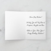 "Grand Piano" Verjaardagskaart Kaart (Binnen)