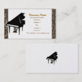 Grand Piano-Visitekaartje Visitekaartje (Voorkant / Achterkant)