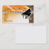 Grand Piano-Visitekaartje Visitekaartje (Voorkant / Achterkant)