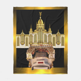 Grand Pipe Orgel, Organist Gift Accent Fleece Deken