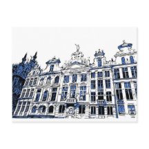 Grand Place, Brussel, België - Briefkaart