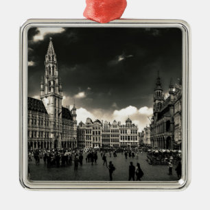 Grand Place, Brussel, België Metalen Ornament