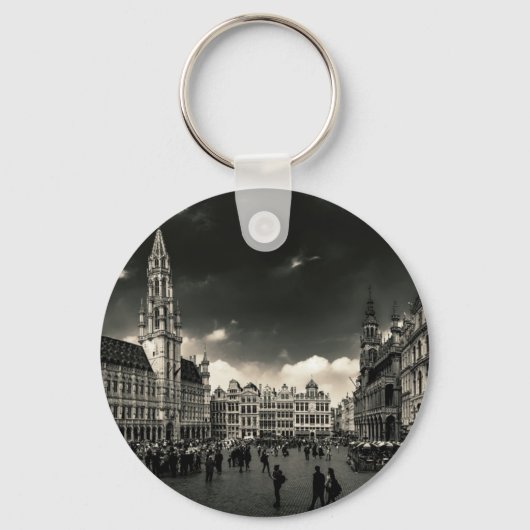 Grand Place, Brussel, België Sleutelhanger (Voorkant)