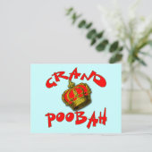 Grand Poobah met kroonproducten Briefkaart (Staand voorkant)