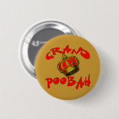 Grand Poobah met kroonproducten Ronde Button 5,7 Cm (Voorkant /achterkant)