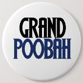Grand Poobah Ronde Button 6,0 Cm (Voorkant)