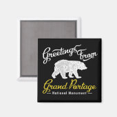 Grand Portage National Monument Beer Magneet (Voorkant / Achterkant)