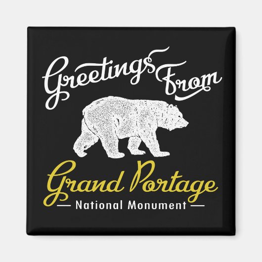 Grand Portage National Monument Beer Magneet (Voorkant)