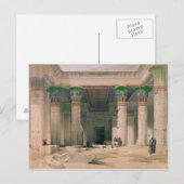 Grand Portico of the Temple of Philae, Nubia Briefkaart (Voorkant / Achterkant)