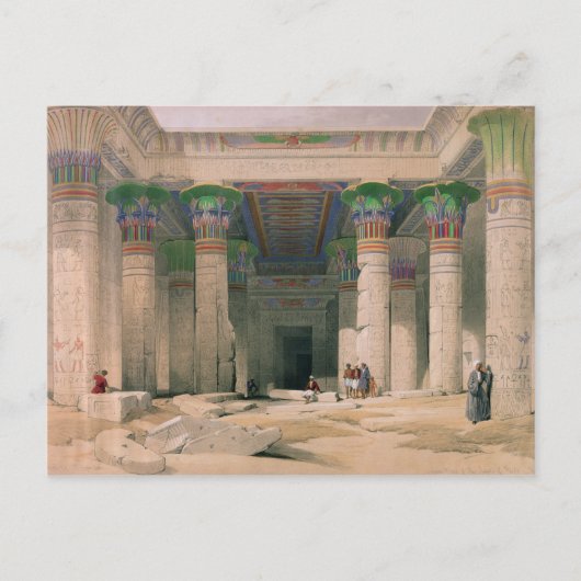 Grand Portico of the Temple of Philae, Nubia Briefkaart (Voorkant)