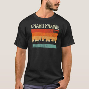 Grand Prairie Texas Town Skyline T-shirt