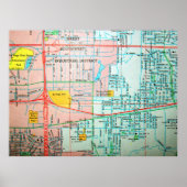 Grand Prairie, TX  Map Poster (Voorkant)