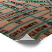 Grand Prairie, TX  Map Poster (Hoek)